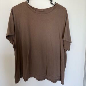 Nuuds mocha everyday tee xl